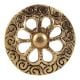 Golden Brass Round Cabinet Knobs Online